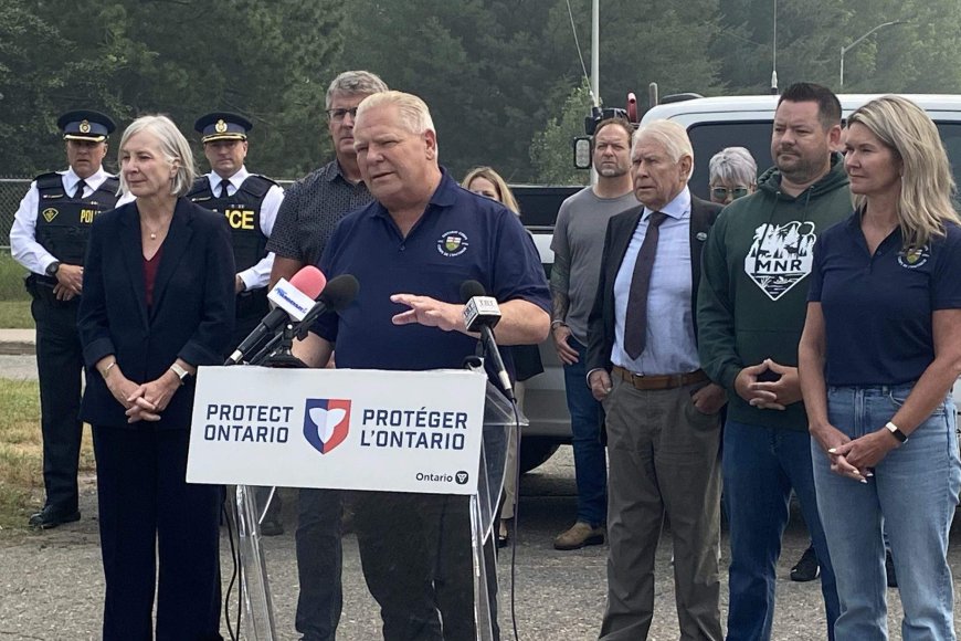 Ford calls for national firefighting strategy, lambasts Trump comments