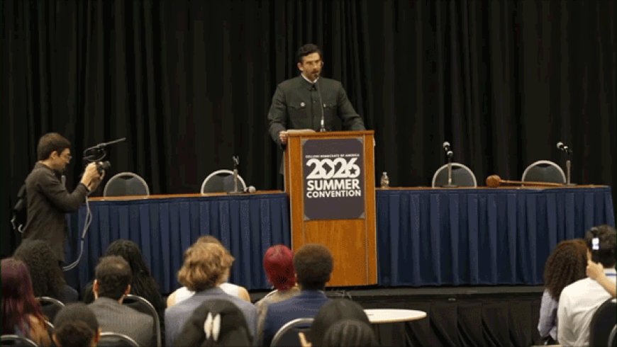 Leftist streamer sparks online firestorm over speech to College Dems in Mao-style suit: 'They're communists'