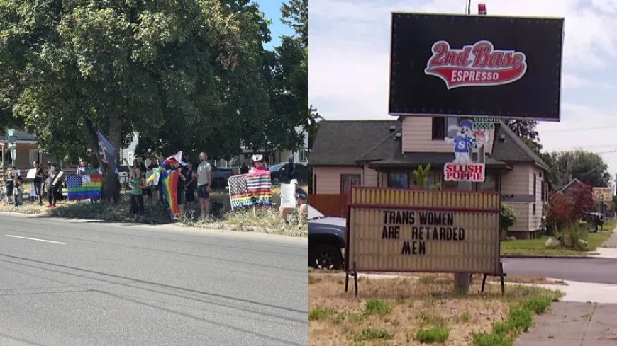 Coffee Shop’s ‘Trans Women Are Retarded Men’ Sign Triggers Liberals, Sparks Protests 