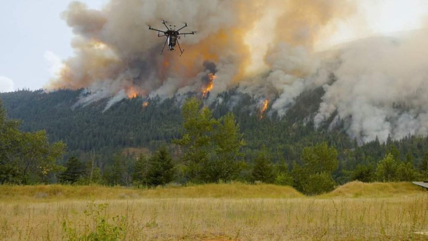 For 1st time in Canada, drones are being used in B.C. wildfire response