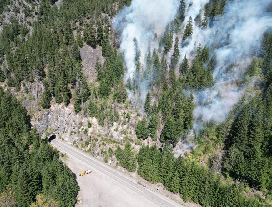 Boston Bar, surrounding area evacuated due to wildfire, Highway 1 closed