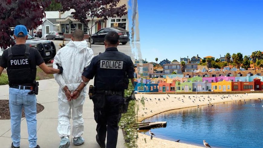 Beloved artist stabbed, killed in 'random' beach town daytime attack as police arrest 19-year-old suspect