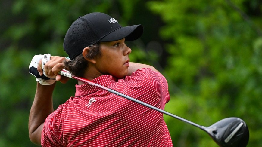 Charlie Woods' shot at the U.S. Junior Amateur ruined by clueless golf fan's phone: 'Really, dude?'