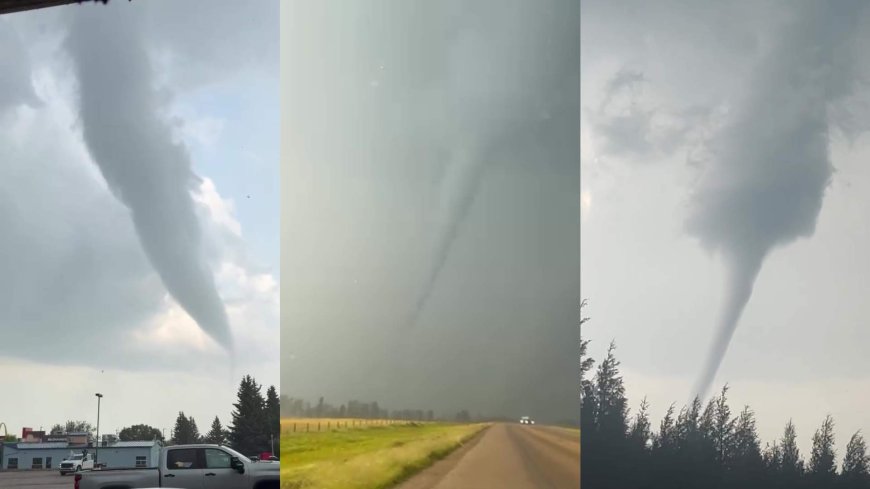 2 tornadoes touched down in Rocky Mountain House, Environment Canada confirms