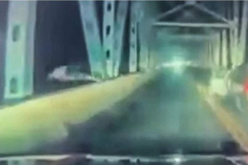 Missouri driver fleeing police jumps head first off bridge in getaway attempt