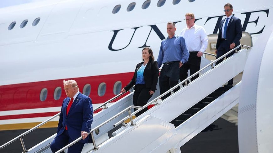 Trump gives emotional tribute to fallen Army Lt Tyler Feehan after flying grieving family on Air Force One