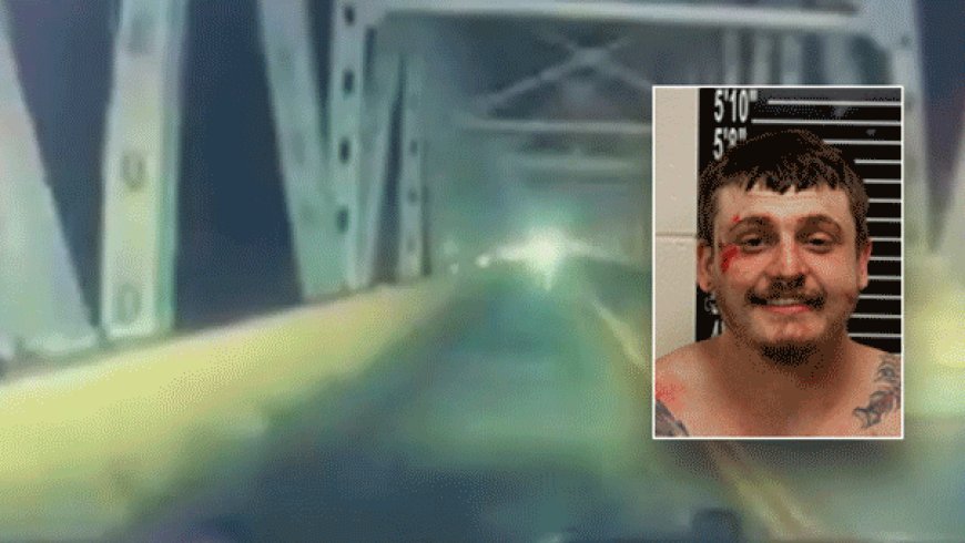 Watch: Missouri suspect dives headfirst off bridge in wild bid to evade deputies