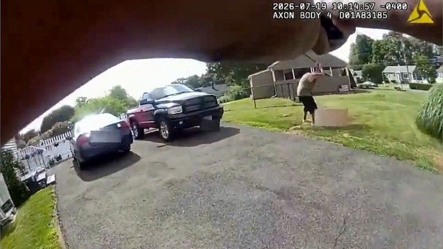 Bodycam shows Connecticut officer repeatedly ordering bat-wielding suspect to stop before fatal shooting