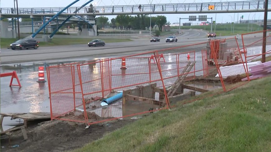 City of Calgary scrambling to fix another major water main break