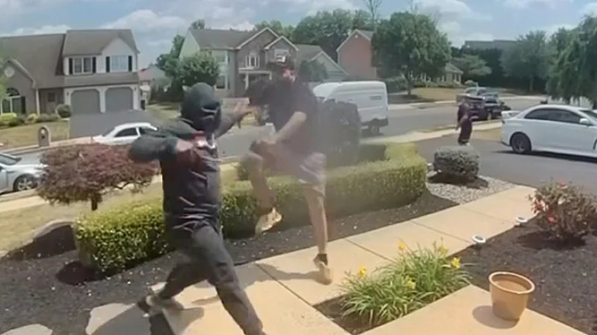 Wild Video: Battle Ensues As Porch Pirates Rush To Steal Fedex Package Following Dropoff
