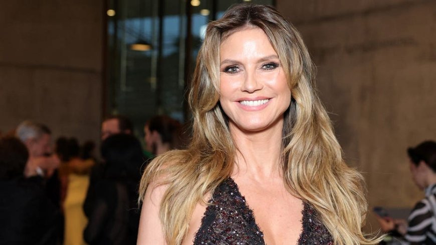 Heidi Klum ditches bikini top, covers up with potato chip bag on beach vacation