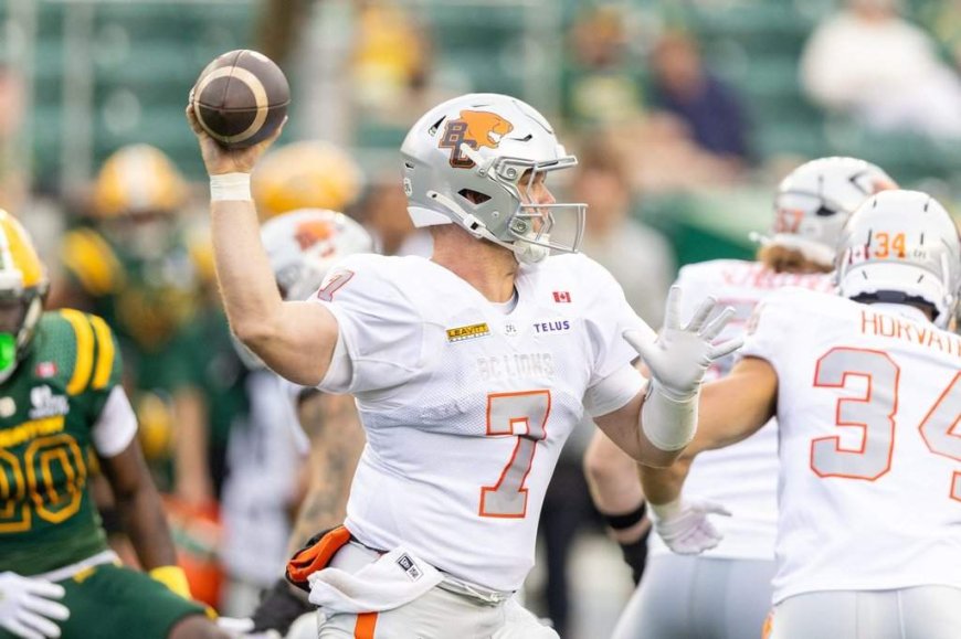 Brice starts as Lions host Argos at B.C. Place