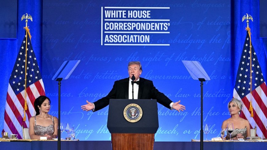 Trump spares no one at WHCA dinner, taking aim at Dems, press and his own Cabinet