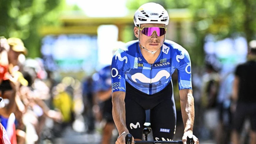 Tour de France rider crashes into the back of support vehicle that slammed on the brakes