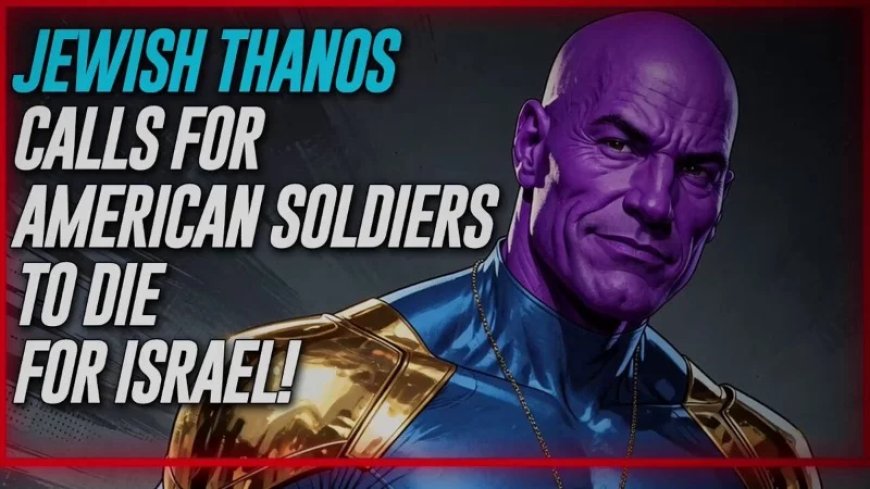 WATCH: JEWISH THANOS (Sid Rosenberg) Calls For AMERICAN SOLDIERS TO DIE FOR ISRAEL!