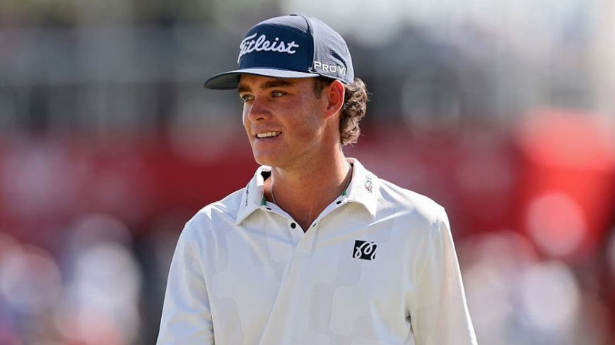 Jackson Koivun arrives in style, Lucas Glover takes off his shoes, and the greatest golf dad moment