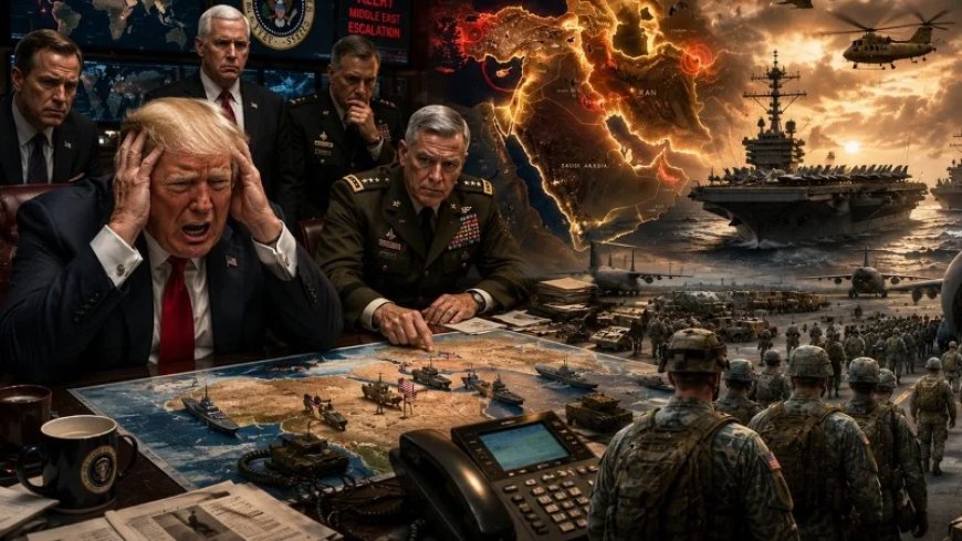 UPDATE: 150 Days Into Iran War, Trump Stuck & In Total Panic Mode, And He Says US Ready For “Strong Military Action” As America Troops Pour Into The Middle East!