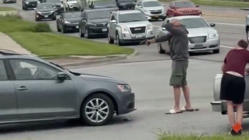 Video shows Iowa road rage suspect surrender after police order him to drop gun