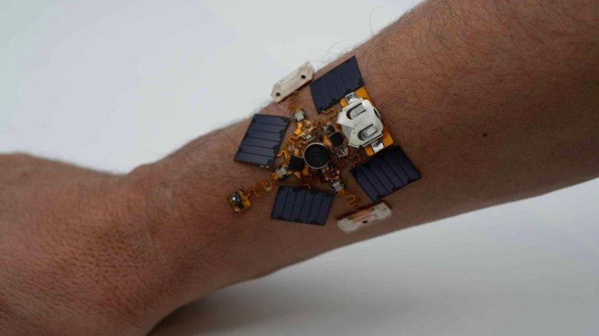 Wearable patch vibrates when danger is nearby