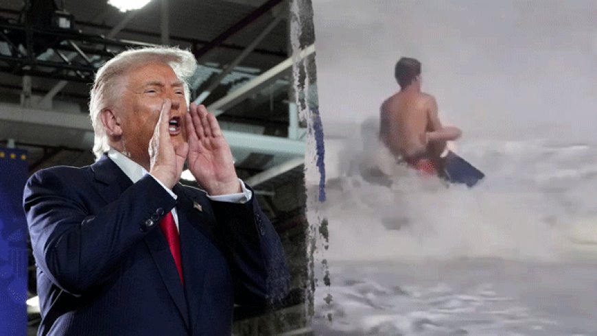 Trump says heroic teen lifeguard who saved boy from towering waves deserves White House honor
