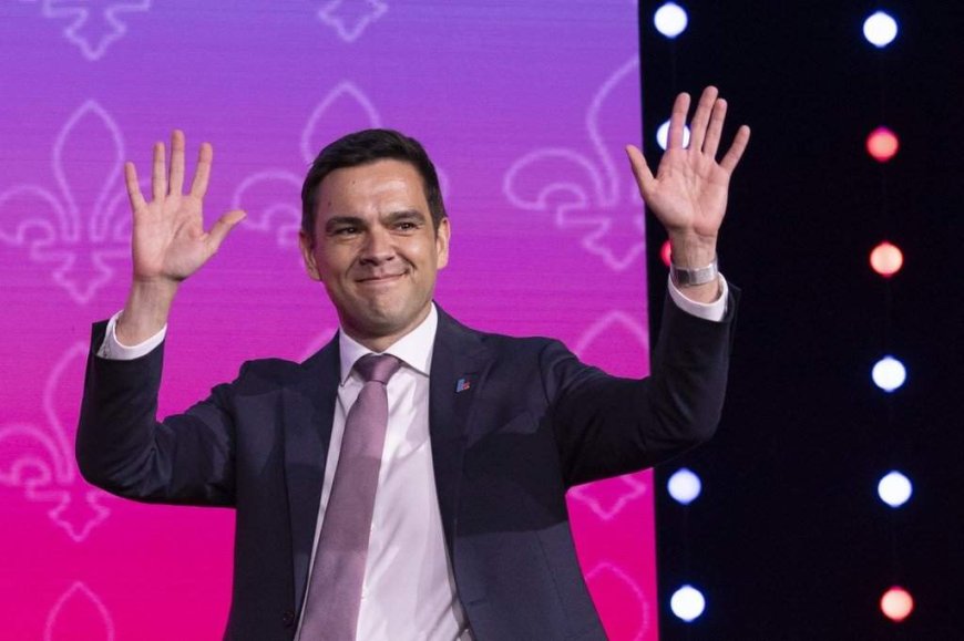 Quebec Liberal Party leader Charles Milliard unveils economic plan