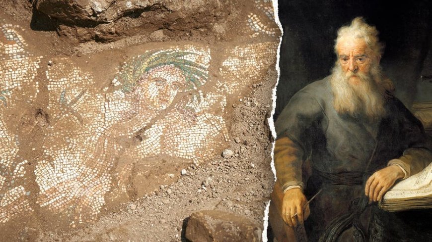 Rare pagan masterpiece emerges near where St Paul spread teachings of Christianity