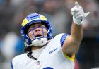 Rams star Puka Nacua left bloodied in bizarre accident at Michael Rubin's star-studded White Party
