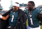 AJ Brown says there's been silence between him and ex-teammate Jalen Hurts since his move to New England