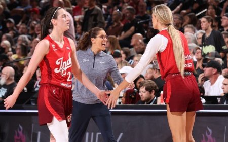 Caitlin Clark kept from reporters despite triple-double night as coach goes viral for women's sports comments