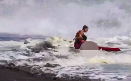 Father of 10-year-old boy breaks silence after viral beach rescue: 'No way I could ever repay him'