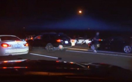 SEE IT: Dashcam shows Florida trooper chasing alleged street takeover suspect at 140 mph