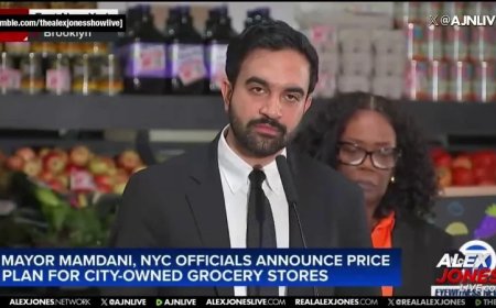 VIDEO: Commie Mayor Mamdani & His Team Of Leftists Reveal That You Will Need To Show ID To Use His City-Owned Grocery Stores!