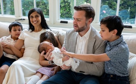 Second lady Usha Vance gets candid about new baby, juggling four children and motherhood