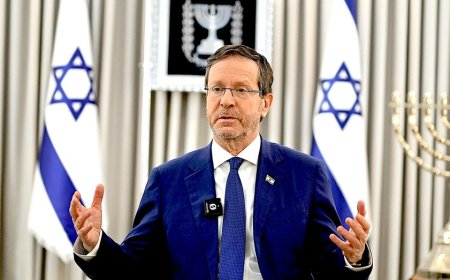 Israeli President Herzog calls antisemitism a 'contamination of societies' as hate crimes surge