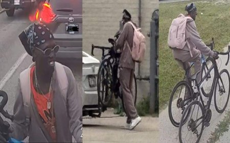 Winnipeg police share images of person of interest in charity cyclists’ bikes theft