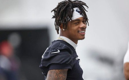 Houston Texans star practices in pads for first time in nearly two years after 2024 career-threatening injury