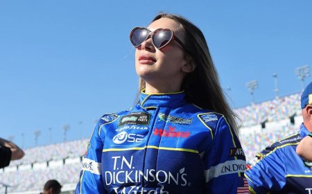 NASCAR's Natalie Decker gives fans a peak under her firesuit and they see red, 'Hard Knocks' is back & Carrie!
