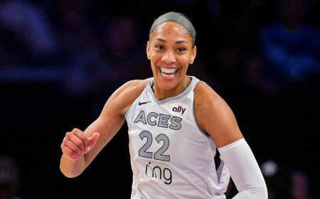 A'ja Wilson and the Aces face Caitlin Clark's Fever in marquee WNBA regular season matchup