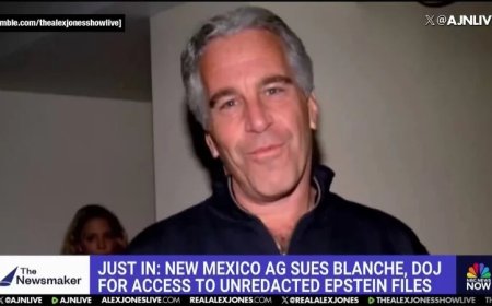 VIDEO: New Mexico’s AG Just Sued Trump’s DOJ, Alleging That A Massive Cover-Up Has Been Taking Place Since 2019 At Epstein’s Infamous Zorro Ranch!