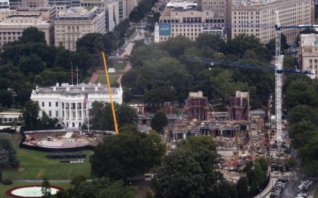 Trump’s White House ballroom must stop construction: U.S. appeals court
