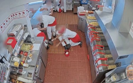 Chilling new video shows armed citizens, off-duty trooper confront In-N-Out gunman during deadly rampage