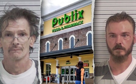Florida men wielding hatchet and machete clash in Publix parking lot, police say