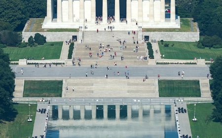 Trump doubles down on reflecting pool vandalism allegations, cites new witness account