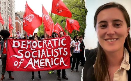 Socialist leader squirms during TV interview when forced to address push to abolish prisons, police