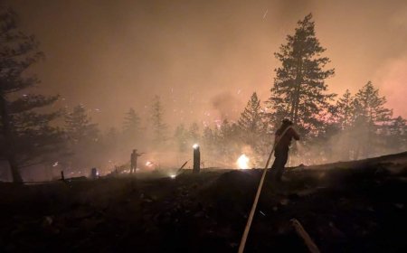Latest on the Bald Range wildfire shows some fire growth expected on Monday