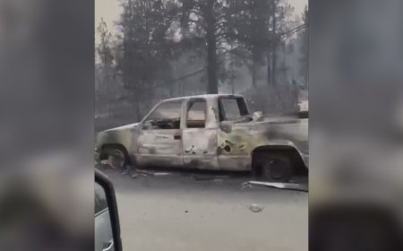 Videos capture aftermath of Summerland fire in Faulder, residents say it was ‘errie’
