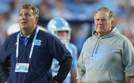 College football coaches on hot seat: Bill Belichick, Mike Norvell and others facing make-or-break 2026