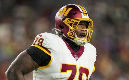 Commanders offense takes major hit as star offensive tackle suffers major training camp injury