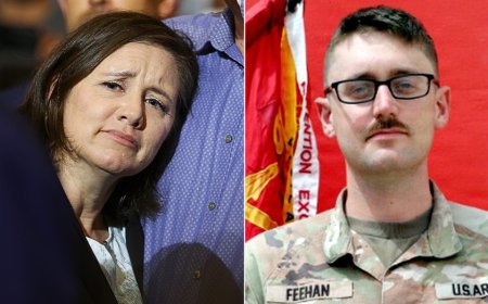 Tyler Feehan's mother and fiancée recall his excitement before fatal Middle East deployment