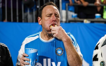 Joey Chestnut suffers shocking defeat at minor league baseball game but it comes with one giant asterisk